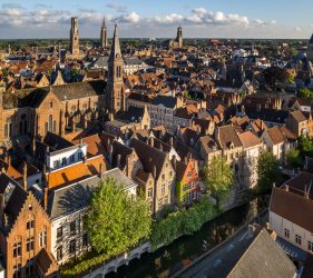 Aerial of Home in Brugge