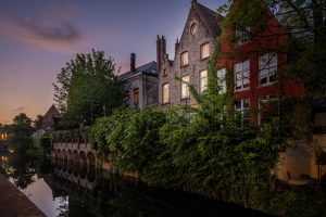 Twilight on a Canal in Brugge