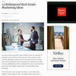 Forbes Real Estate Marketing Ideas