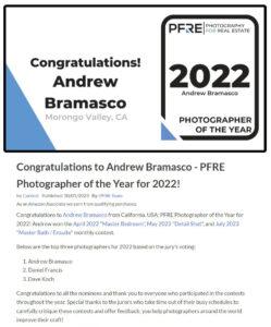 pfre Photographer of the Year