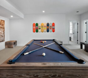 Park City Luxury Cabin Game Room