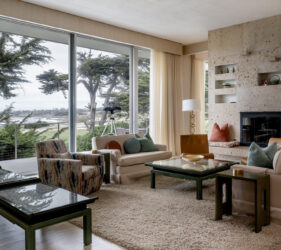 Pebble Beach Luxury Home Living Room