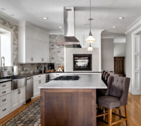 Clean, modern decor styled for Airbnb Luxe appeal