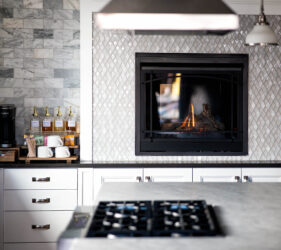 Premium finishes in luxury vacation rental kitchen